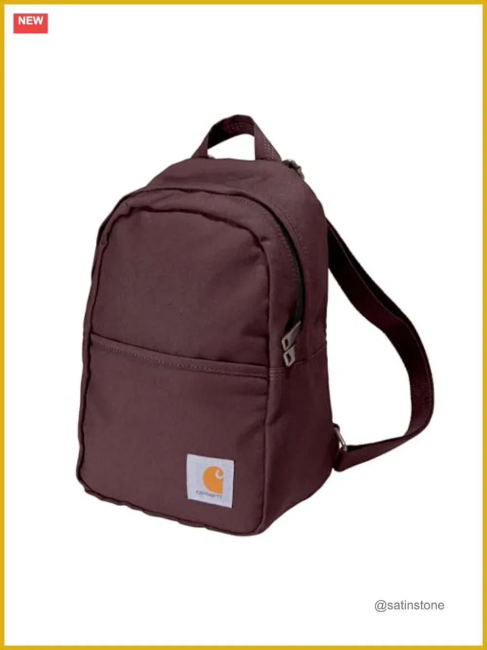 Durable Water-Resistant Mini Backpack with Adjustable Straps